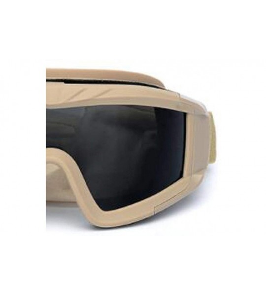 Goggle Tactical shooting glasses - outdoor windproof sand-proof goggles - B - C618S2U5G7U $88.33