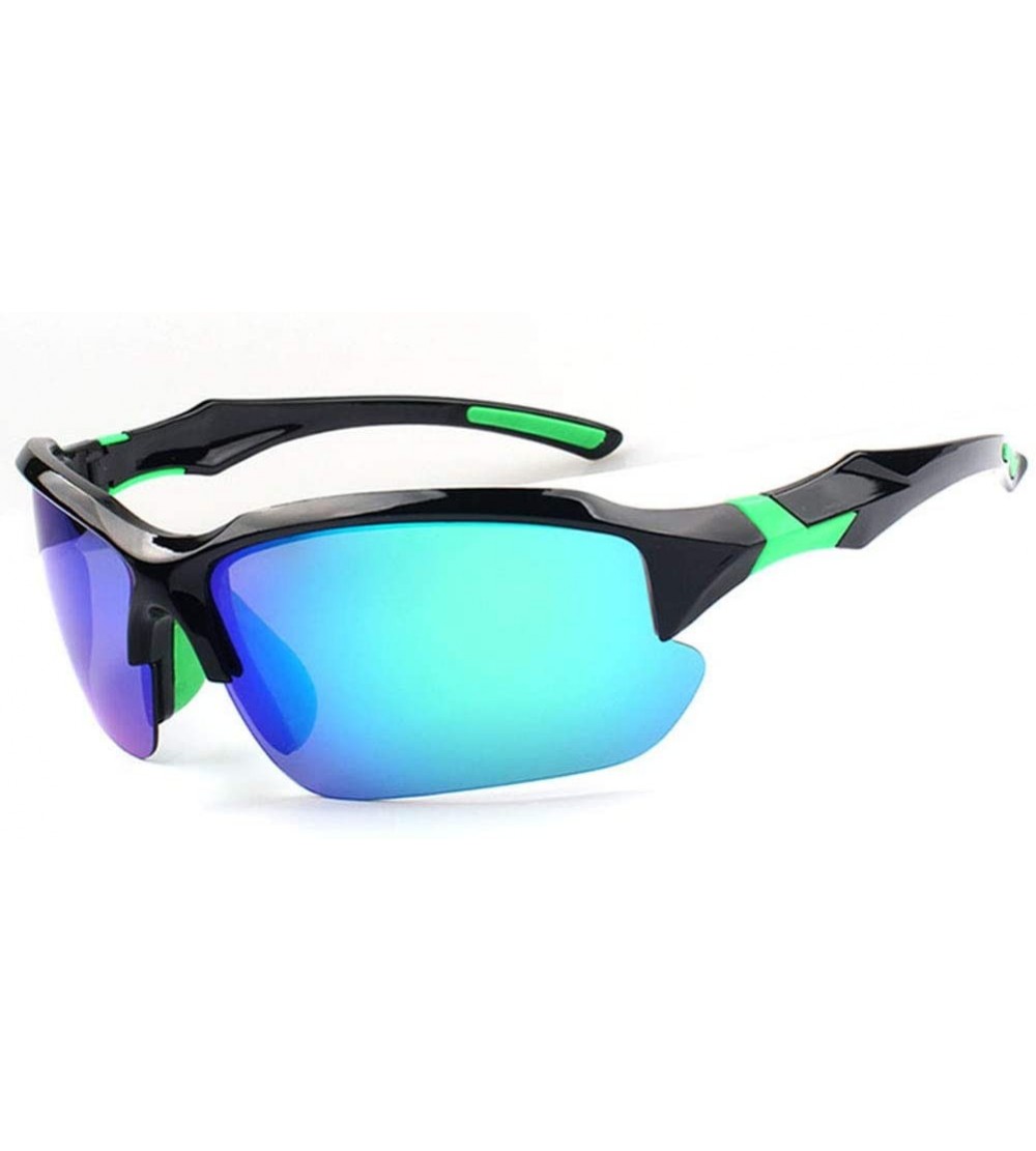 Sport Polarized Sunglasses Baseball Color Changing - Polarized Bright Green - CU18OWL04EA $26.29