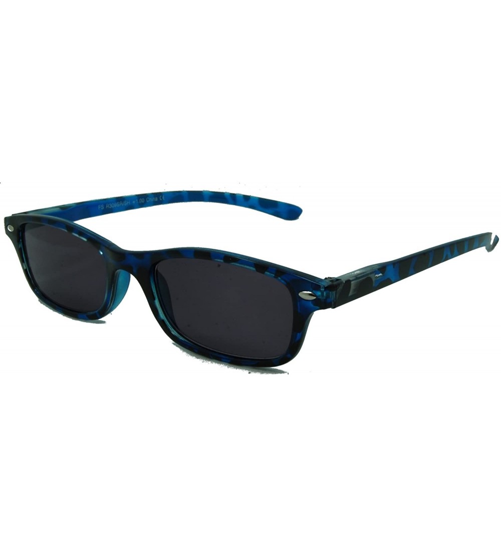 Round Smarty Pants - Classic Look Full Reader Sunglasses Willi Have You Looking Stylin'. NOT BiFocals - Blue - CI11JN1SAJB $3...