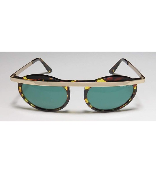 Square Nippa Womens/Ladies Designer Full-rim 100% UVA & UVB Lenses Sunglasses/Shades - Tortoise / Gold - CE1930I8SHT $94.59