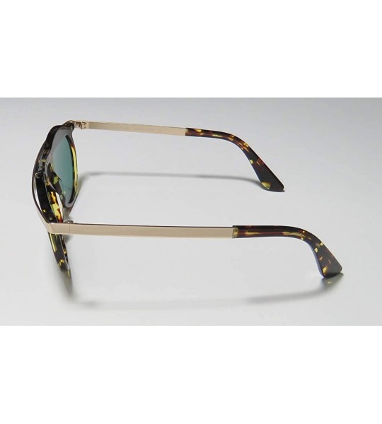 Square Nippa Womens/Ladies Designer Full-rim 100% UVA & UVB Lenses Sunglasses/Shades - Tortoise / Gold - CE1930I8SHT $94.59