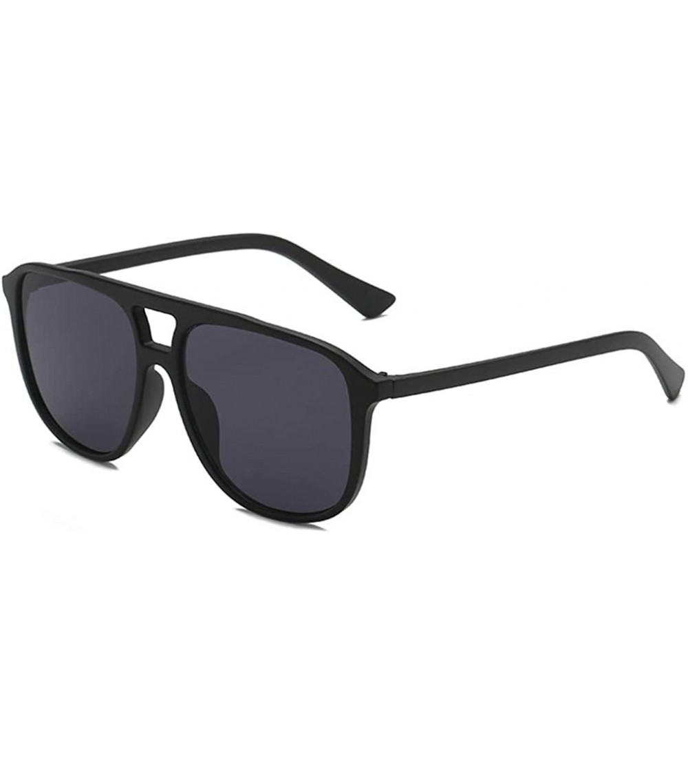 Oversized Oversized Round Circle Sunglasses for Women UV400 Protection Polarized Lenses Eyewear Retro Sun Glasses - C718SNYG2...