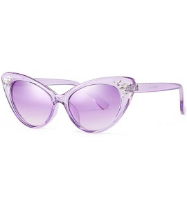 Aviator Sunglasses 2019 NewTrend Fashion Cat Eye UV400 Travel Shopping Get Together 6 - 1 - C518YZTE9WM $17.54