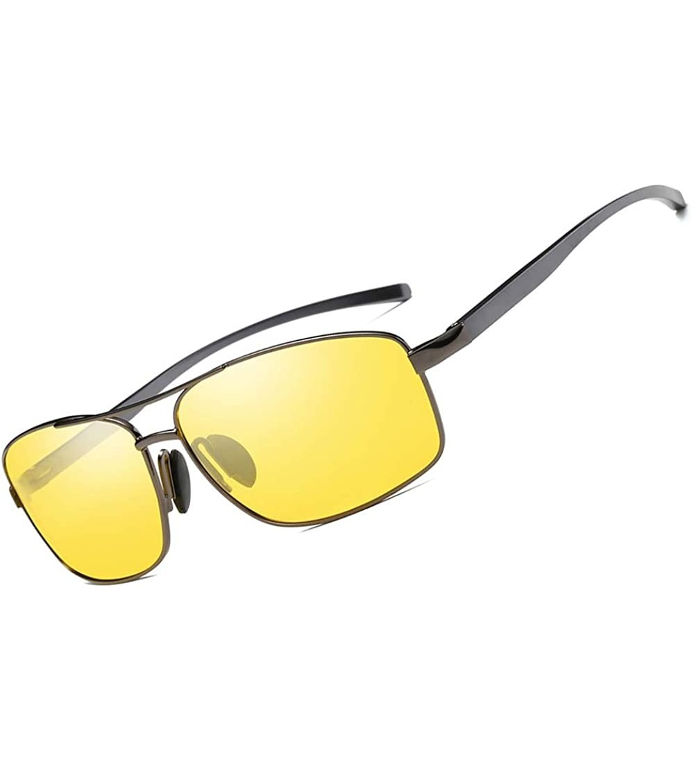 Sport HD Night Vision Glasses for Driving Polarized Sunglasses Anti-Glare Safe Night Driving Glasses for Men Women - CE18NAAT...
