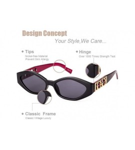 Aviator Sunglasses Women Men Retro Fashion Squre Glasses UV400 Metal Acetate White - White - CS18YQOGCYL $18.91