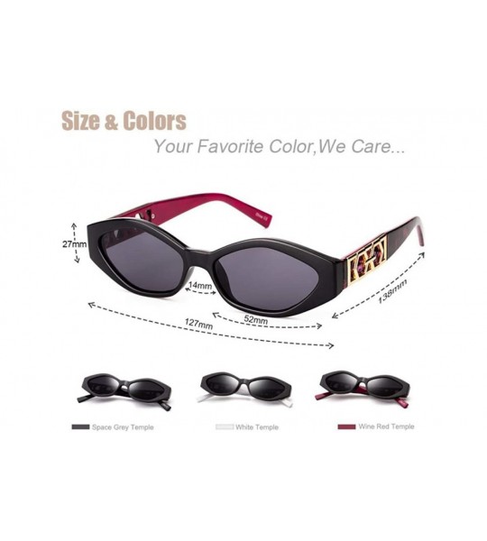 Aviator Sunglasses Women Men Retro Fashion Squre Glasses UV400 Metal Acetate White - White - CS18YQOGCYL $18.91