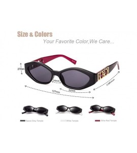 Aviator Sunglasses Women Men Retro Fashion Squre Glasses UV400 Metal Acetate White - White - CS18YQOGCYL $18.91