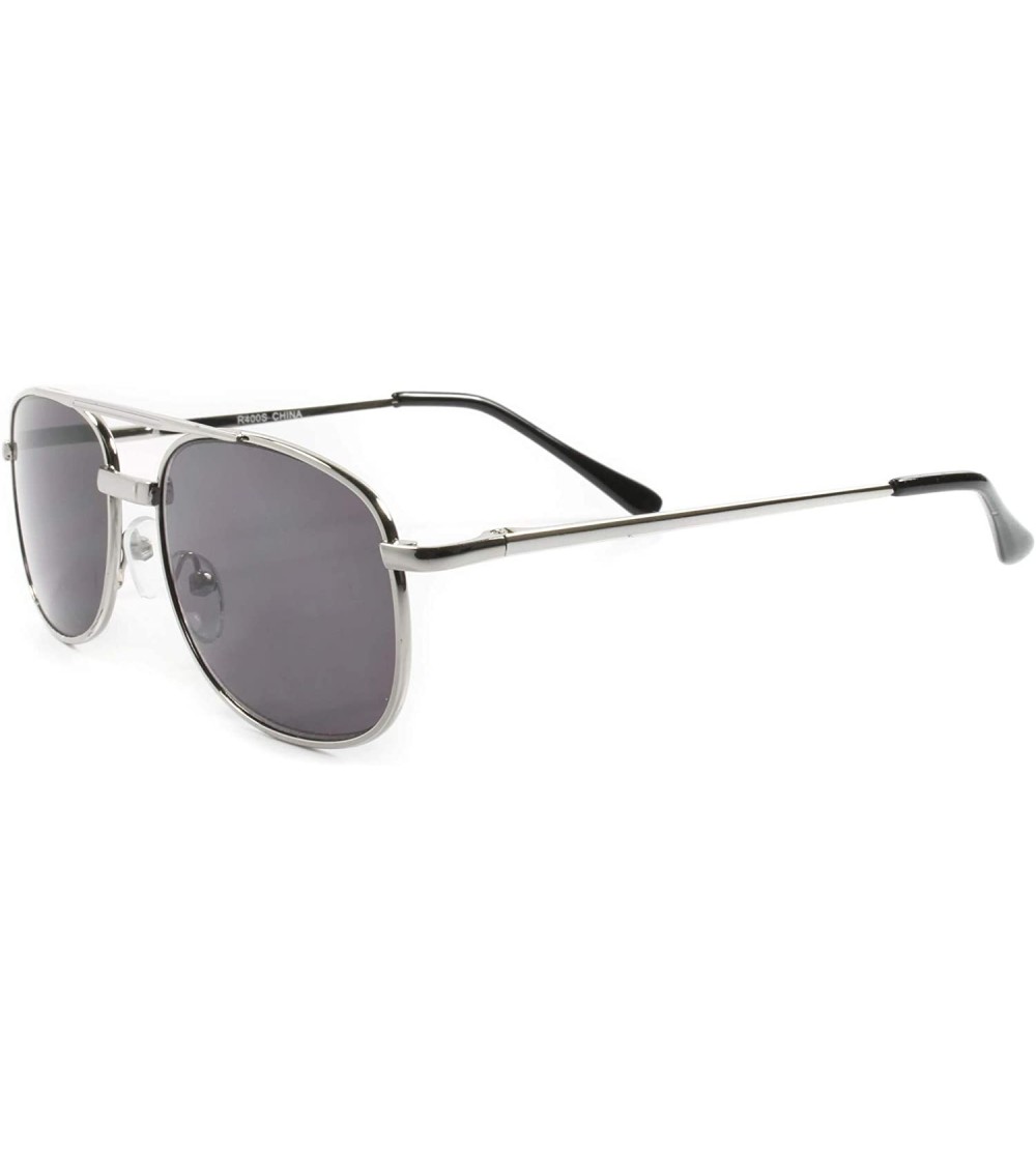 Rectangular 80s Tinted Lens Mens Rectangle 2.50 Reading Sunglasses - CU18NCW878I $29.85