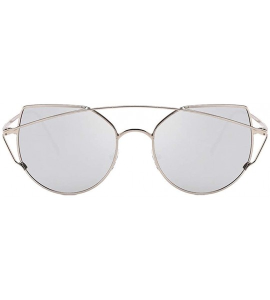 Rimless Women Men Retro Fashion Shades Sunglasses Integrated UV Glasses - CH18SSTITYI $18.24