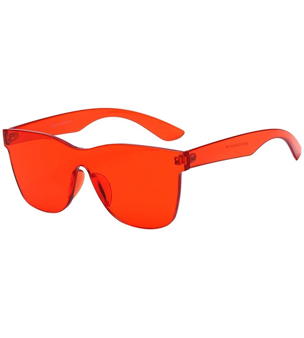 Rectangular Unisex Outdoor Sport Polarized Eyewear Night Driving Glasses Women's Candy Color UV 400 Protection Sunglasses - C...