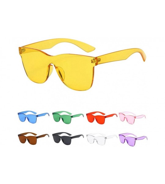 Rectangular Unisex Outdoor Sport Polarized Eyewear Night Driving Glasses Women's Candy Color UV 400 Protection Sunglasses - C...