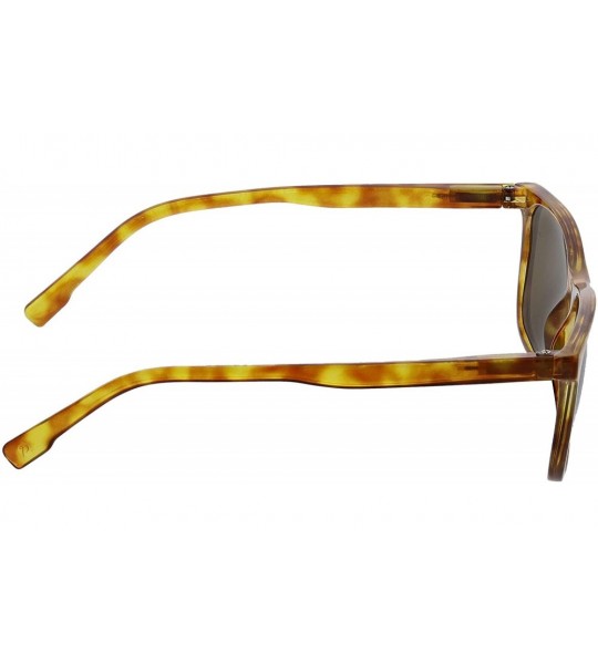 Square Highbrow Square Reading Sunglasses- Honey Tortoise- 56 mm + 1.5 - C118X006NNH $43.22