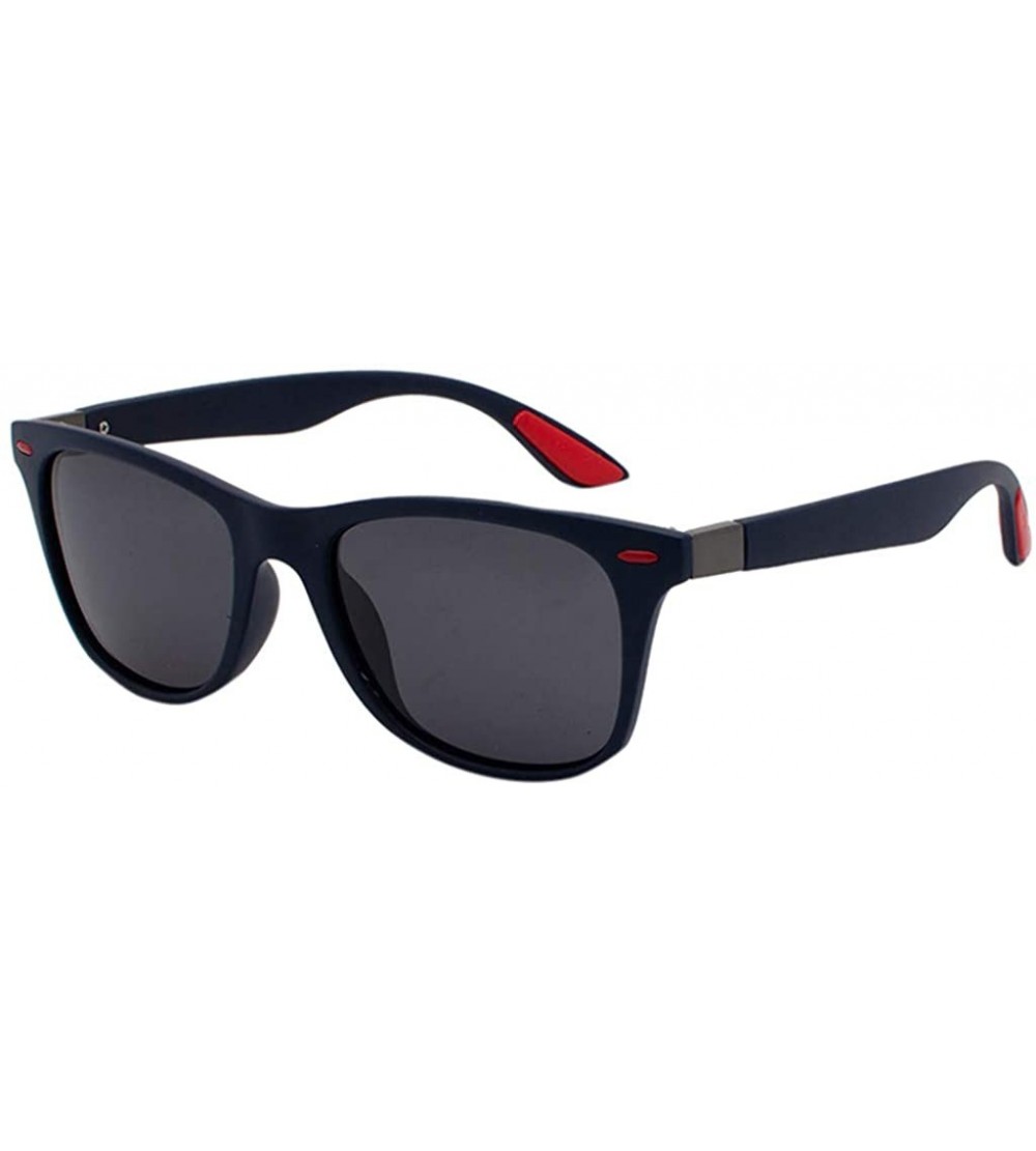 Oval Fishing Polarized Sunglasses Polarized Sunglasses for Men and Women Semi-Rimless Frame Driving Sun Glasses - C - C819997...
