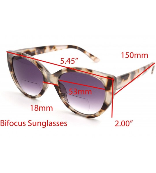 Round Vintage Women CatEye Round Optical Reading Sun Readers Oversized 2 - B1 Light Tortoise - CT18R8NND8D $39.72