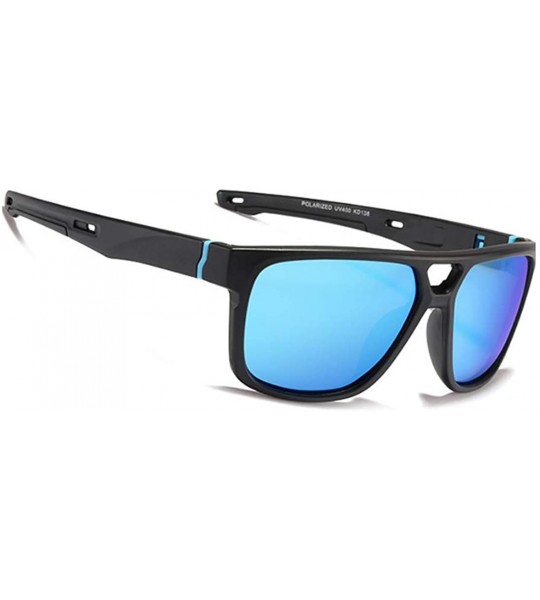 Square Removable Foot Square Sports Sunglasses Dazzling True Film Polarized Fishing Driver's Glasses - CB18Z5KTNUH $53.67