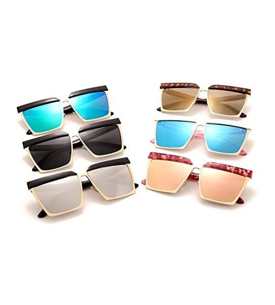 Aviator Fashion Unisex Sunglasses Plastic Durable Frame UV Protection HD Lenses with Case for Cycling Driving - CX18LD0S57U $...