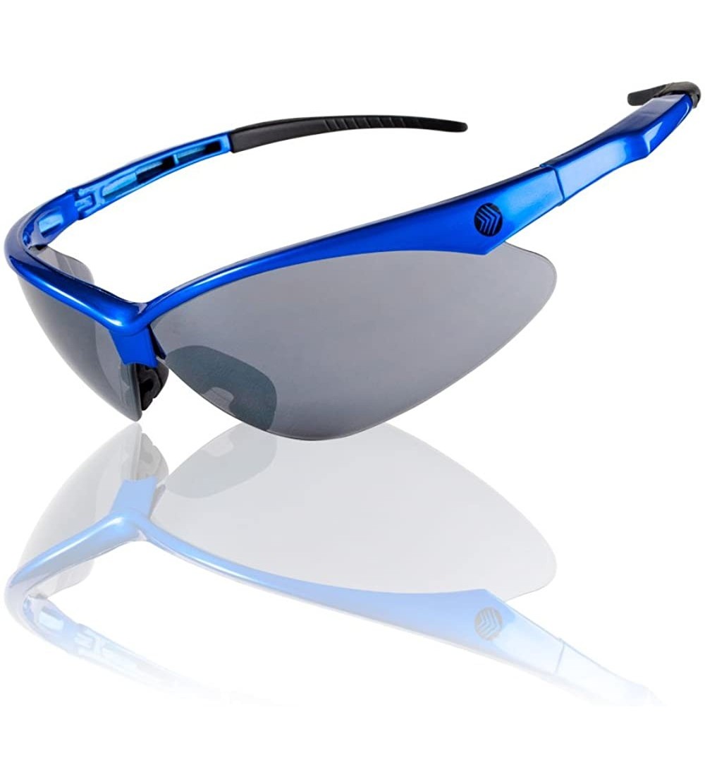 Wrap Classic Wrap Sunglasses with UV Protection - Blue - CC11FJQD9VT $42.59
