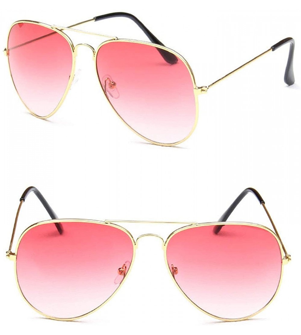 Sport 2019 Vintage Sunglasses Women/Men Candy Colors Luxury Sun Glasses For Women Outdoor Driving - Red - CD18W88ZMOT $19.22