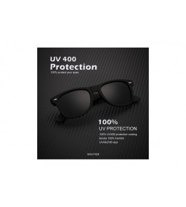 Round Polarized Sunglasses for Men and Women Matte Finish Sun glasses Color Mirror Lens 100% UV Blocking - CE18AWL7C03 $32.77