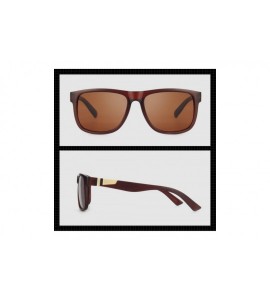 Oversized Polarized Sunglasses for Women and Men-HD Lens Glare-Free-100% UV Protection M44 - Matte Brown Frame Brown Lens - C...