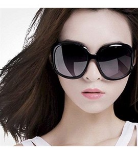 Sport Fashion Lady Sunglasses Driving Glasses Large Frame Polarized Sunglasses - Dark Coffee - C718UTDH0AI $62.03