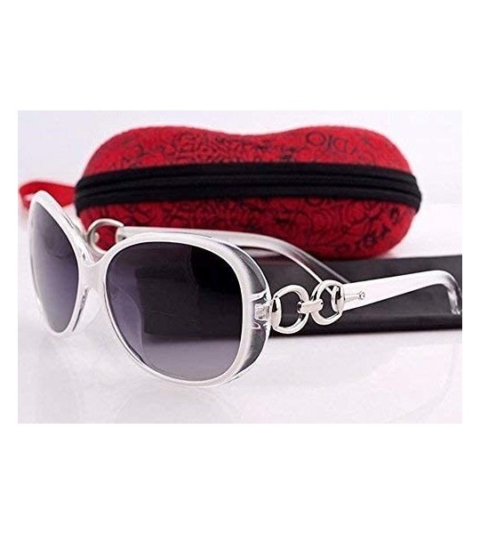 Sport Fashion Lady Sunglasses Driving Glasses Large Frame Polarized Sunglasses - Dark Coffee - C718UTDH0AI $62.03