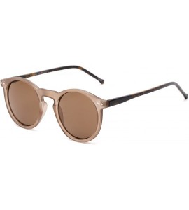 Round Sunglass Warehouse Lincoln- Plastic Round Men's & Women's Full Frame Sunglasses - CP12OD4GYJJ $18.02