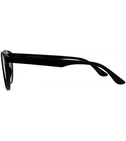 Oval Womens Sunglasses Designer Fashion Triangular Oval Frame UV 400 - Matte Black - CR18DM6DWE8 $20.14