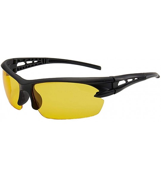 Sport Sunglasses men's sports mirror bicycle riding mirror windproof sunglasses - CE190MKIMAT $50.03