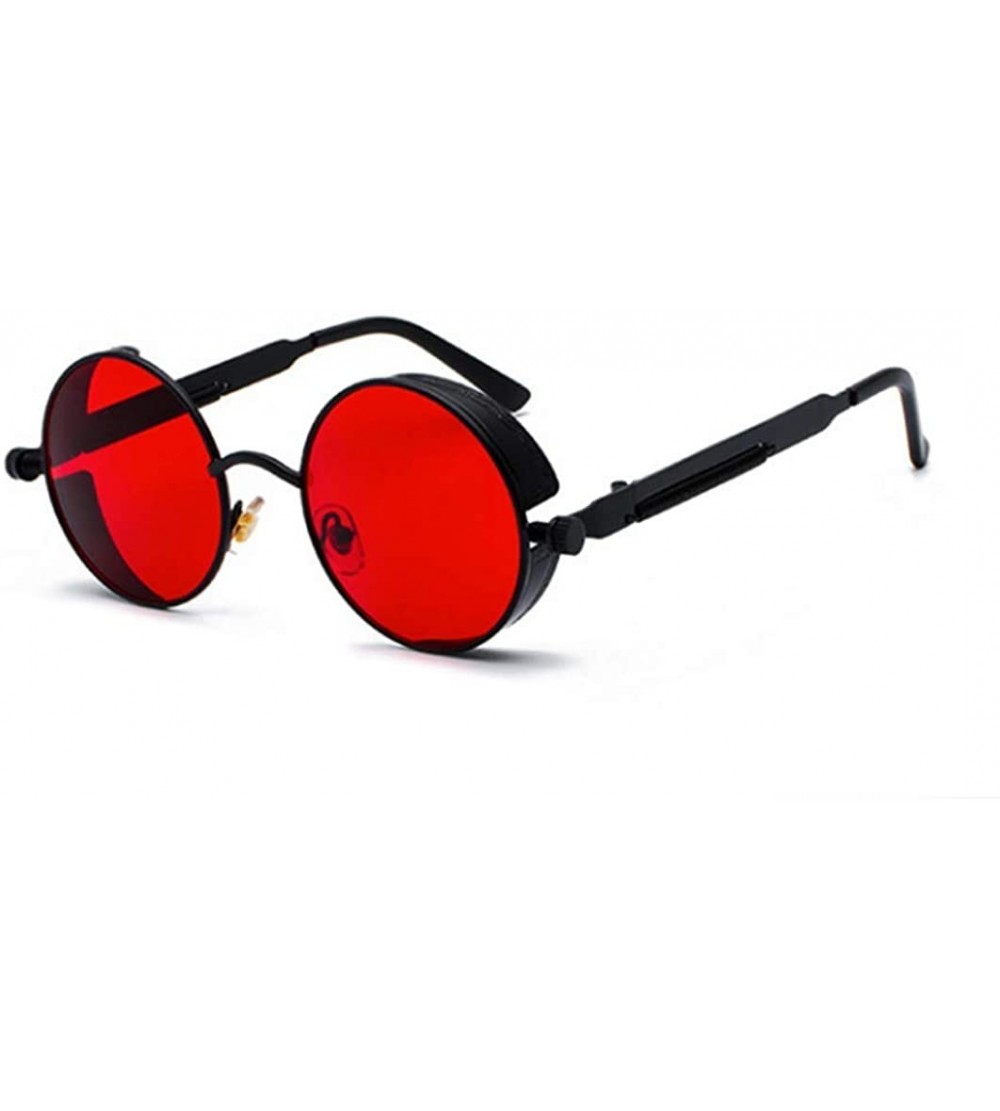 Round Sunglasses Steampunk Sunglasses- Vampire Glasses - C718E9KQ2W8 $43.15