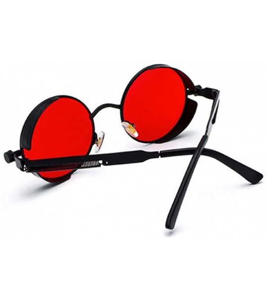 Round Sunglasses Steampunk Sunglasses- Vampire Glasses - C718E9KQ2W8 $43.15