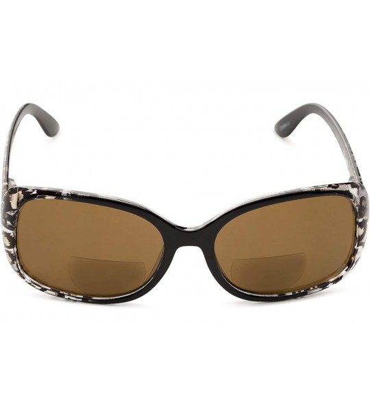 Oversized Readers.com Sun Reader The Cassia Bifocal Reading Sunglasses Plastic Square Style for Women - C412IIBZ1FD $35.17