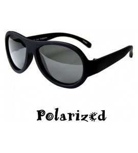 Aviator Top Flyer - Baby- Toddler's First Sunglasses for Ages 1-2 Years - Black - CN186QZNNWI $19.09