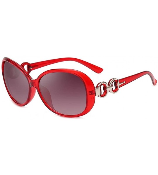 Oversized Fashion Women Men Double Ring Decoration Shades Sunglasses Integrated UV Glasses - C - C2190OIQ2UQ $17.43