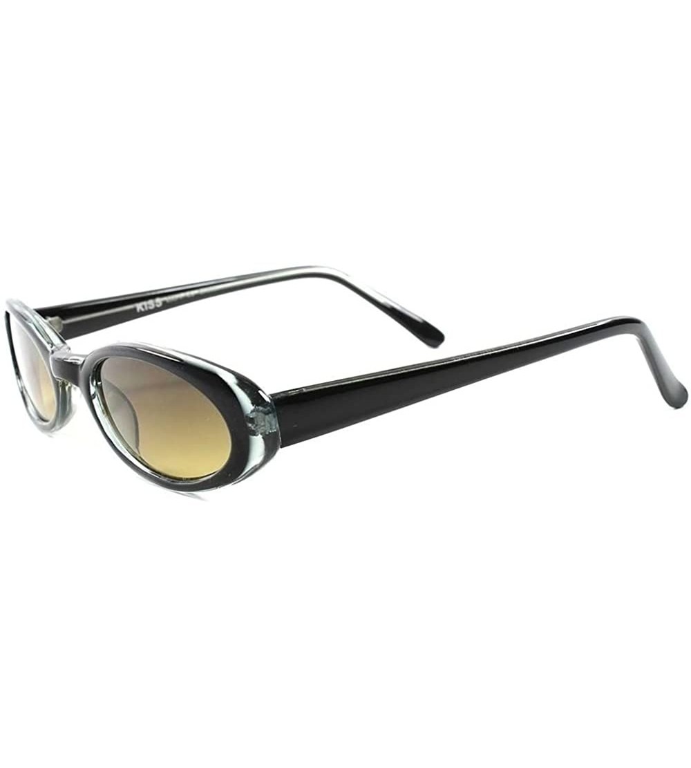 Cat Eye Old Fashioned Vintage 60's Rockabilly Womens Small Cat Eye Sunglasses - Black & Green - CU189AMDWXQ $30.55