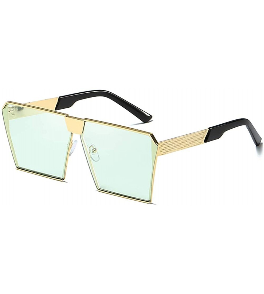 Rectangular Fashion Rectangular Sunglasses-Polarized Rimless Sun Glasses-For Outdoor Driving - C - C4190O9Y8YY $57.38
