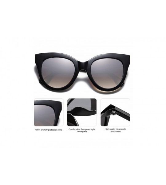 Cat Eye Retro Vintage Cateye Oversized Women Sunglasses Designer Glasses HOLIDAY SJ2074 - CI18U9597R7 $24.23