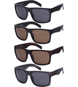 Rectangular Large Rectangular Square Polarized Sunglasses for Men Women Driving Glass - C617WX5QLM9 $24.37