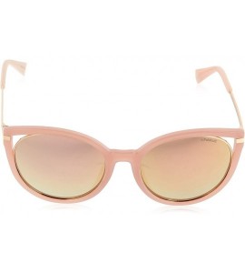 Oval Women's Pld4067/F/S Oval Sunglasses - Pink - CW18CK2G9WG $83.51