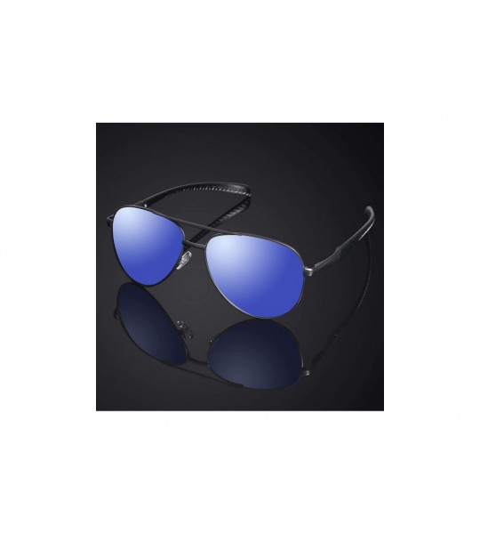 Sport Sunglasses Polarized Lightweight Protection - 3-gun/Blue Lens - CU1963GEH4X $29.23