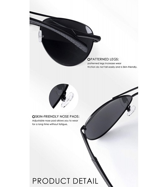 Sport Sunglasses Polarized Lightweight Protection - 3-gun/Blue Lens - CU1963GEH4X $29.23