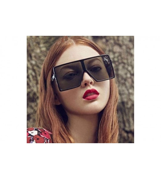 Oversized Oversized Sunglasses Unisex Big Frame Sun Glasses Vintage Retro Eyewear for Women Men by 2DXuixsh - Black - CN18SCO...