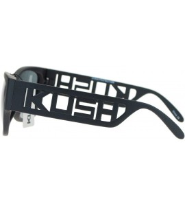 Square KUSH Sunglasses Black Square Hipster Celebrity Fashion Shades - Black - CV1809QQRAH $18.49