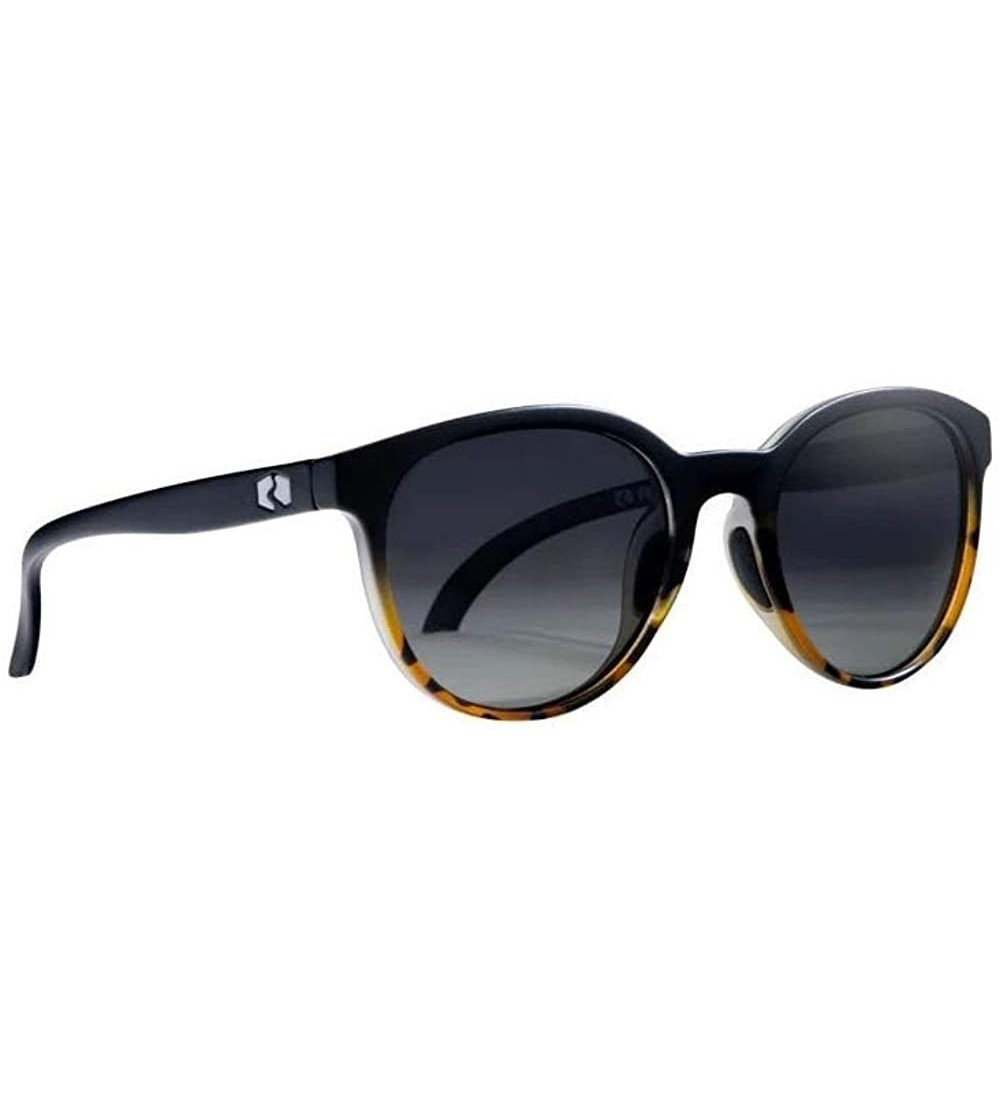 Round Wyecreeks Polarized Sunglasses Protection - Tortoise-gunmetal - Gradient - CA195LAQX9T $83.70