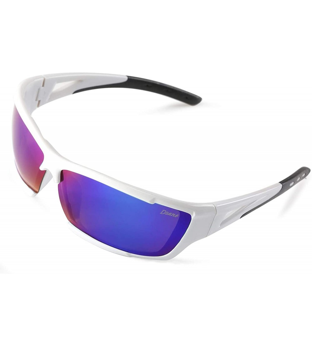 Goggle Polarized Sports Sunglasses for men women Cycling running driving Baseball Fishing Golf Superlight Frame - C418RLWN6A8...