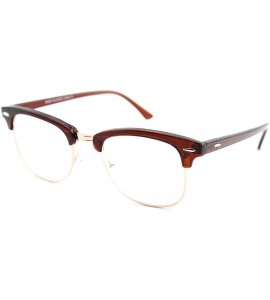 Square Babo" Slim Oval Style Celebrity Fashionista Pattern Temple Reading Glasses Vintage - 9053 Brown - CE11Z4A2CY9 $17.63