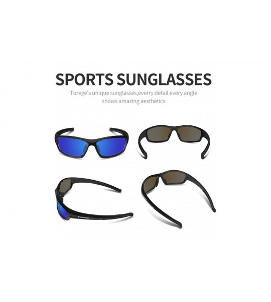 Rimless Polarized Sports Sunglasses for Men Women Cycling Running Driving Fishing Golf Baseball Glasses EMS-TR90 Frame - CS17...