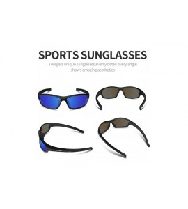 Rimless Polarized Sports Sunglasses for Men Women Cycling Running Driving Fishing Golf Baseball Glasses EMS-TR90 Frame - CS17...