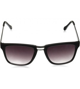 Rectangular Men's R1411 Rectangular Sunglasses - Matte Black - CB129HH05ZX $74.80