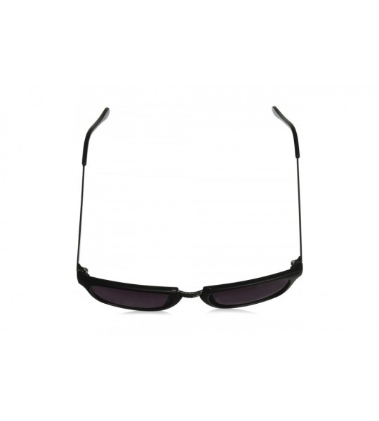 Rectangular Men's R1411 Rectangular Sunglasses - Matte Black - CB129HH05ZX $74.80